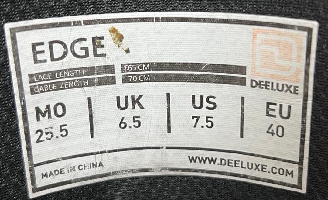 【即日発送】DEELUXE スノボブーツ　EDGE エッジ 25.5cm