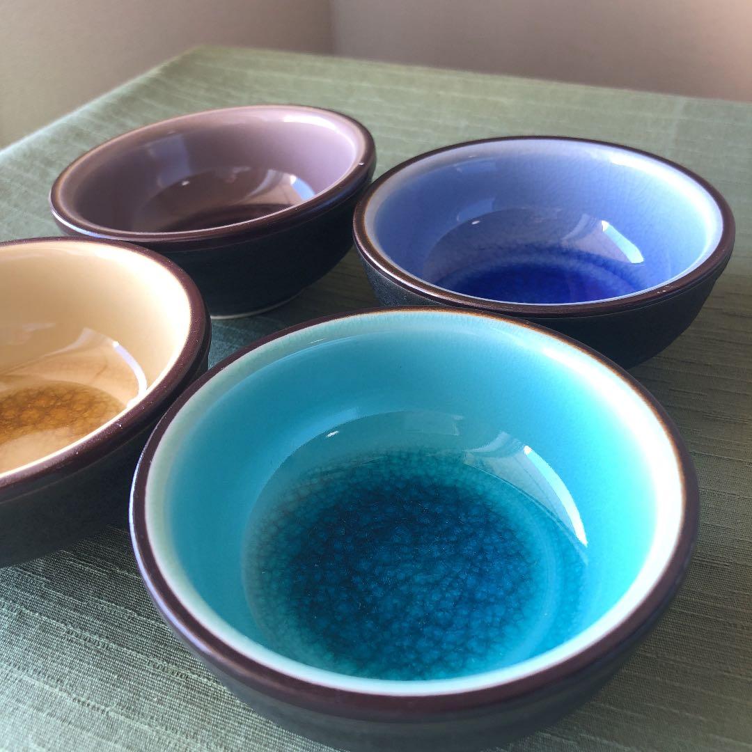 美濃焼小皿4枚　金継ぎ出来ます