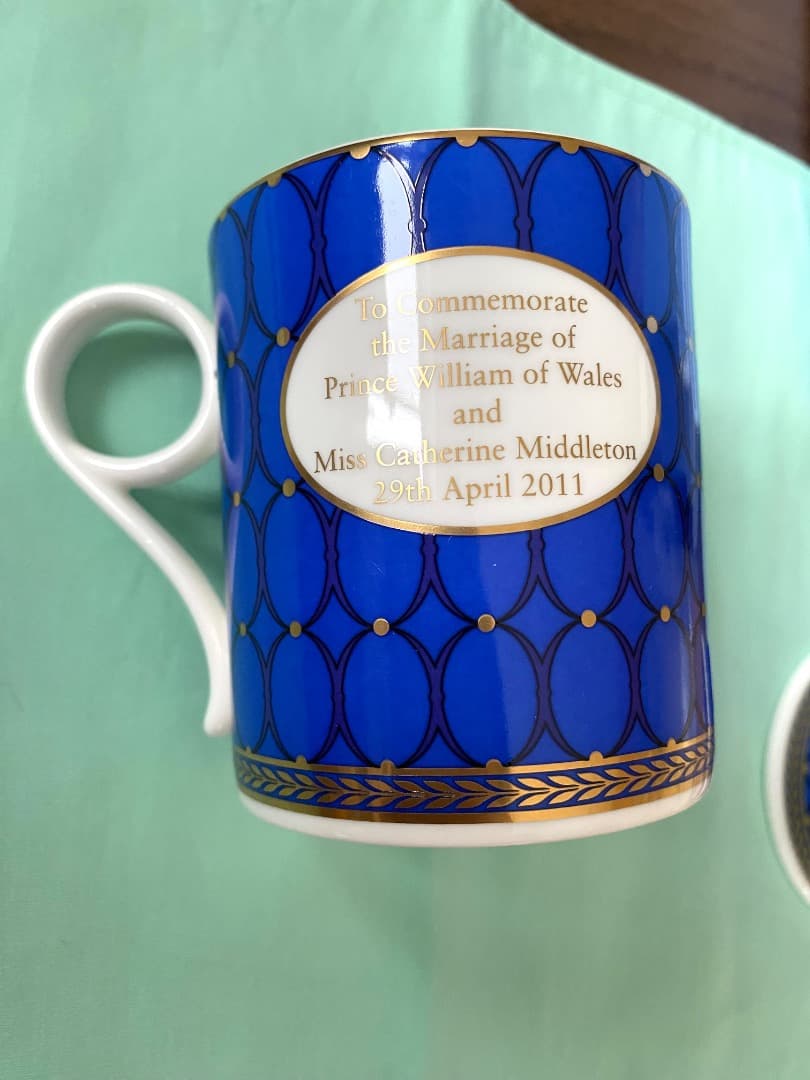 ウェッジウッド　ウィリアム王子御成婚記念 陶磁器皿