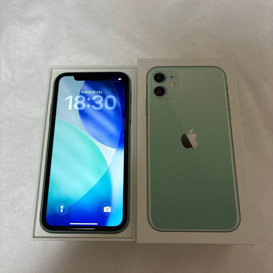 Apple iPhone 11 ミントグリーン 本体
