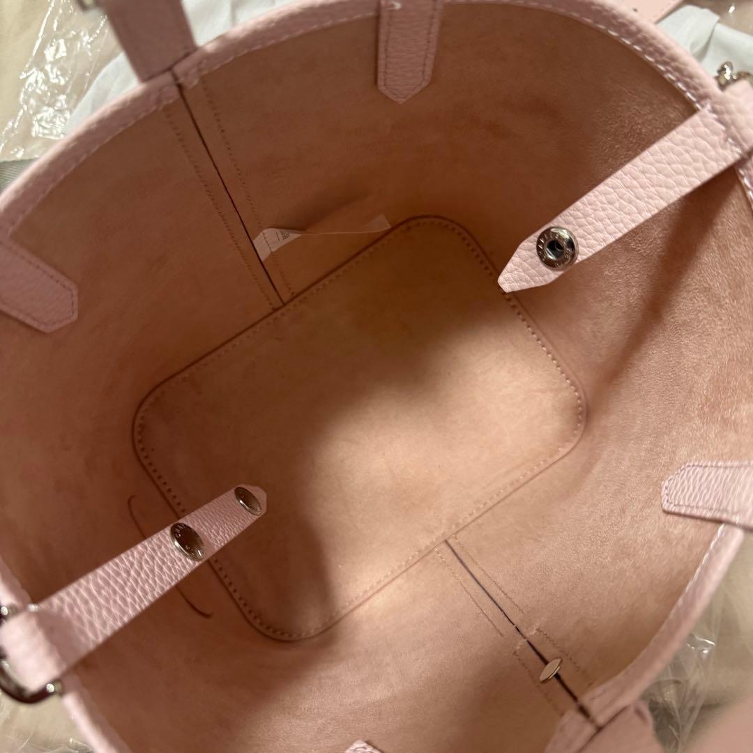 Beryl ベリル リサイクルレザーバケツバッグ - コットンキャンディーピンク