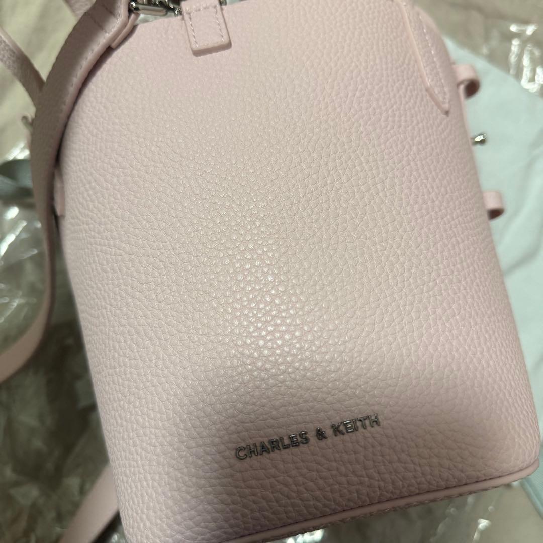 Beryl ベリル リサイクルレザーバケツバッグ - コットンキャンディーピンク