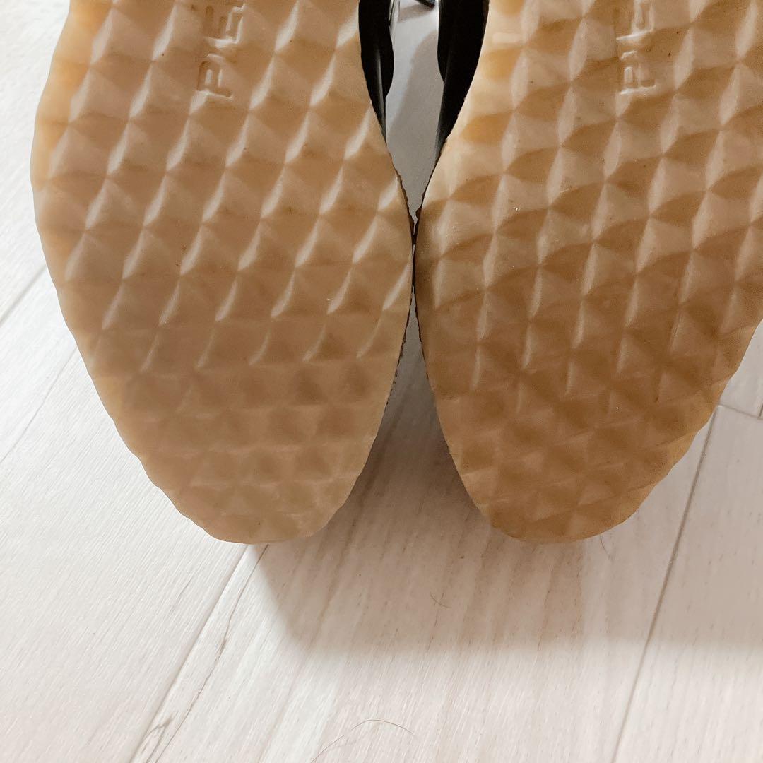 ピエール アルディ　VALENTINA ブーツ　レザー　ブラック　厚底　37