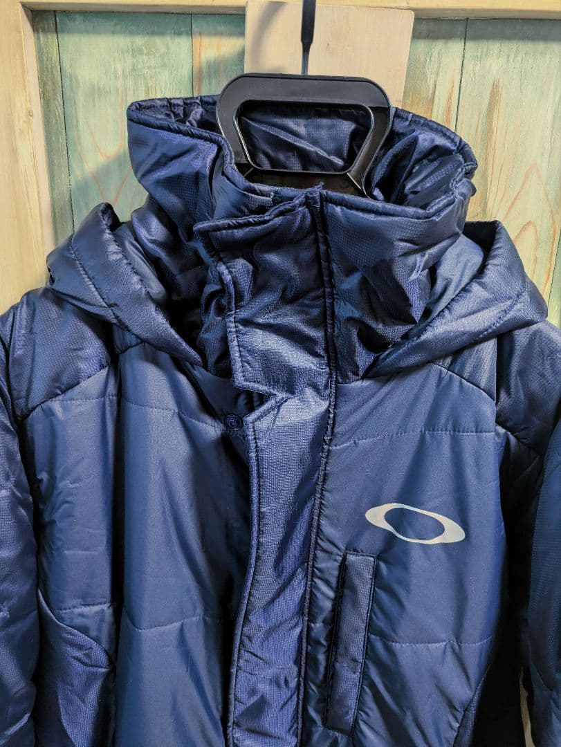 OAKLEY フード付きベンチコート MEDIUM ネイビー