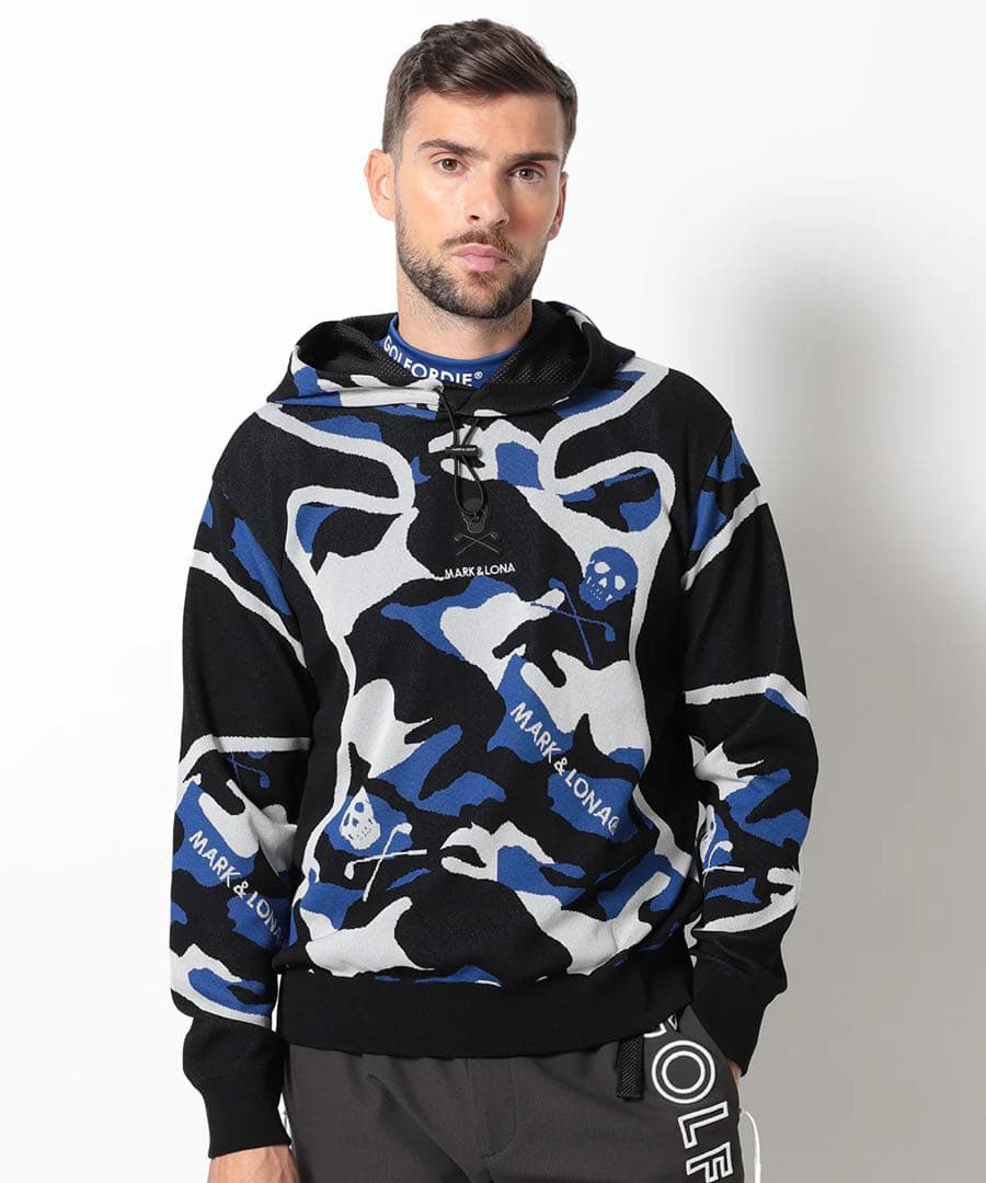 【MARK & LONA】レア✨フードパーカー　トレーナー　美品　L