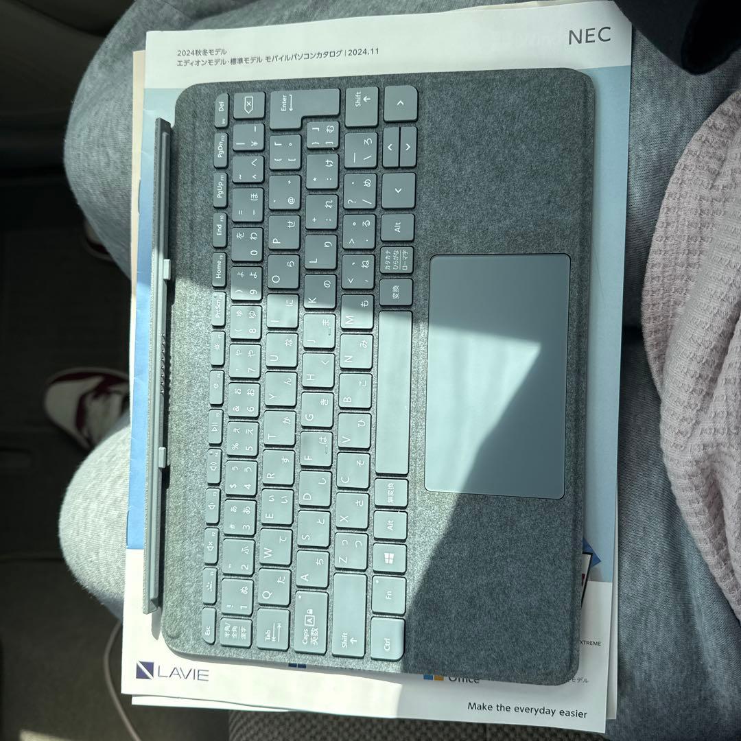 Bluetoothキーボード グレー 日本語