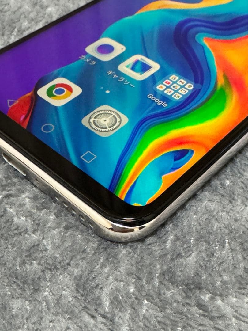 HUAWEI P30 lite 本体　白　ケース付き　バッテリー良好