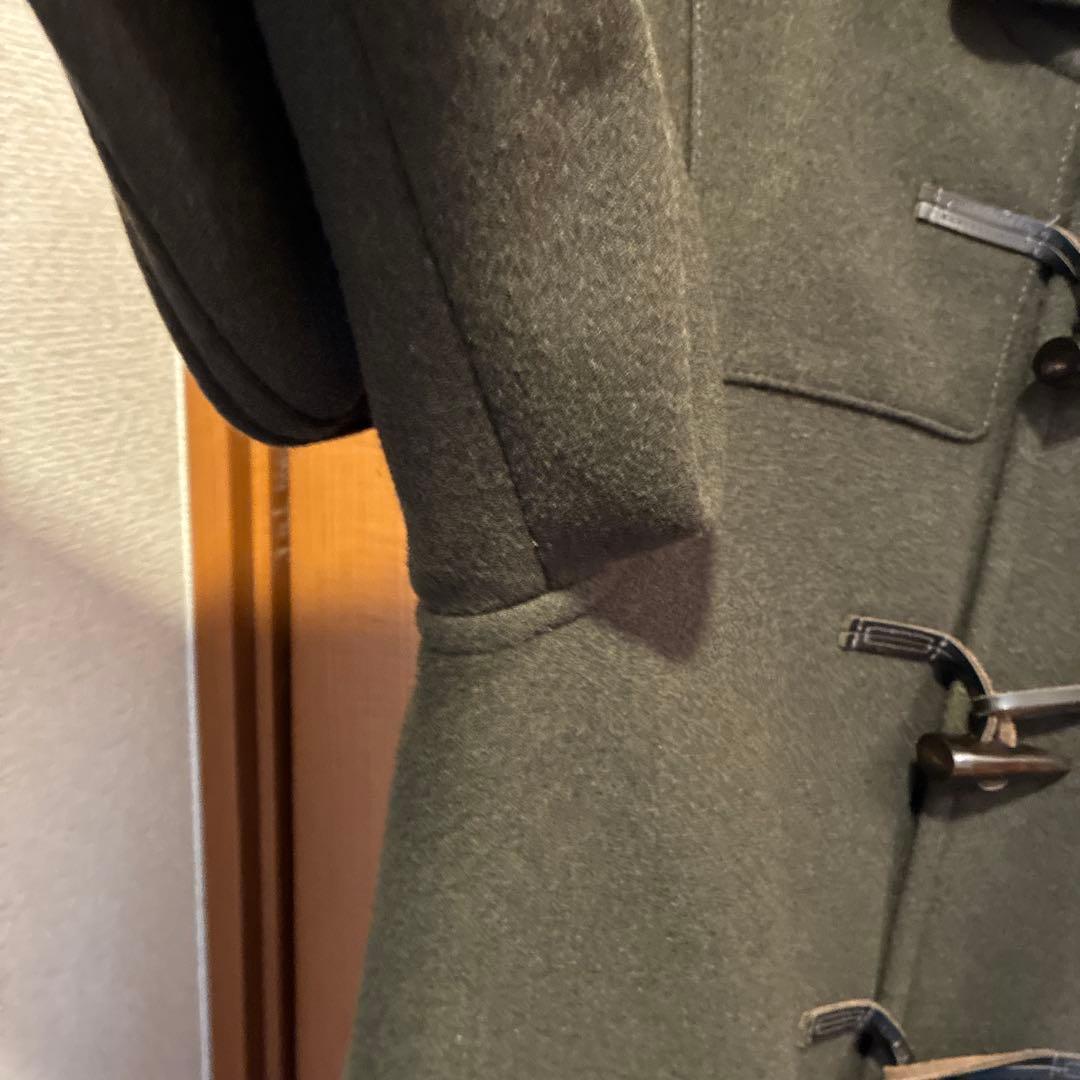 ダッフルコート フード付き　カーキ