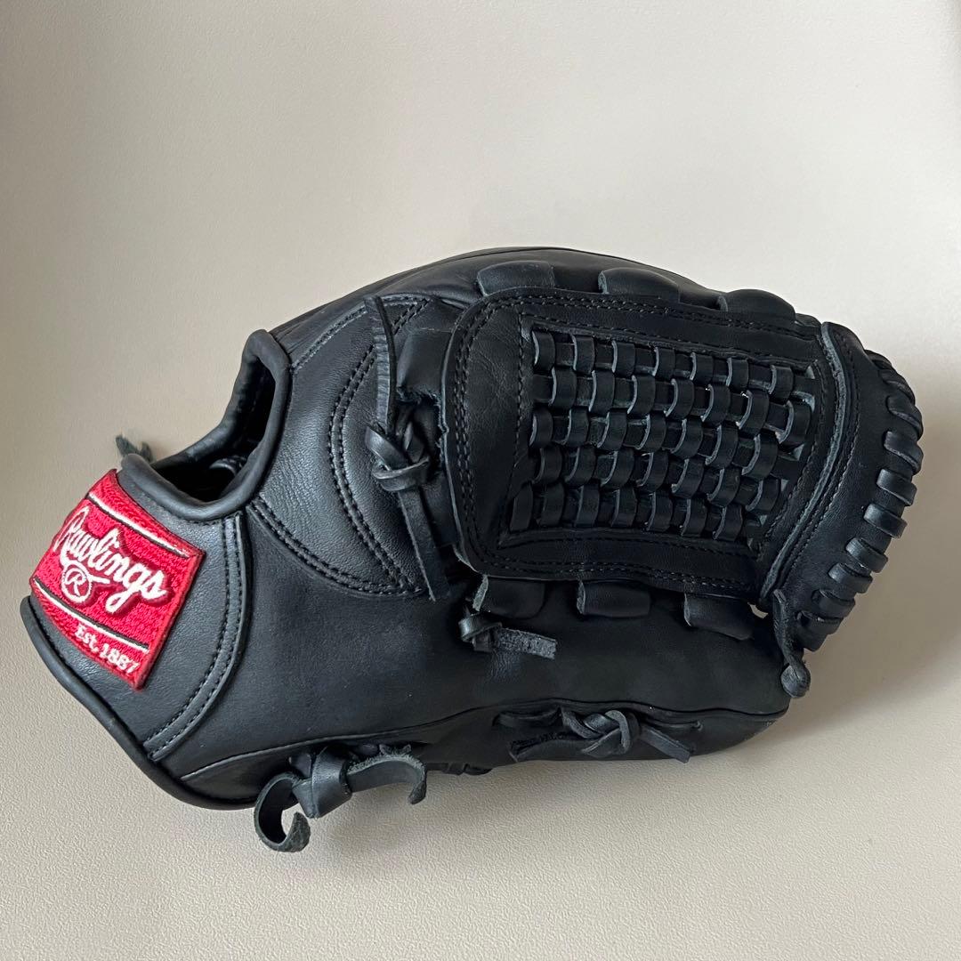ローリングス　軟式グローブ ブラック