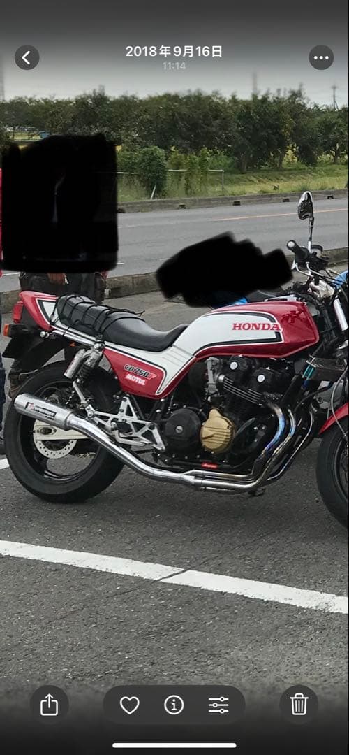 しばっち、cb750fヨシムラサイクロンマフラー