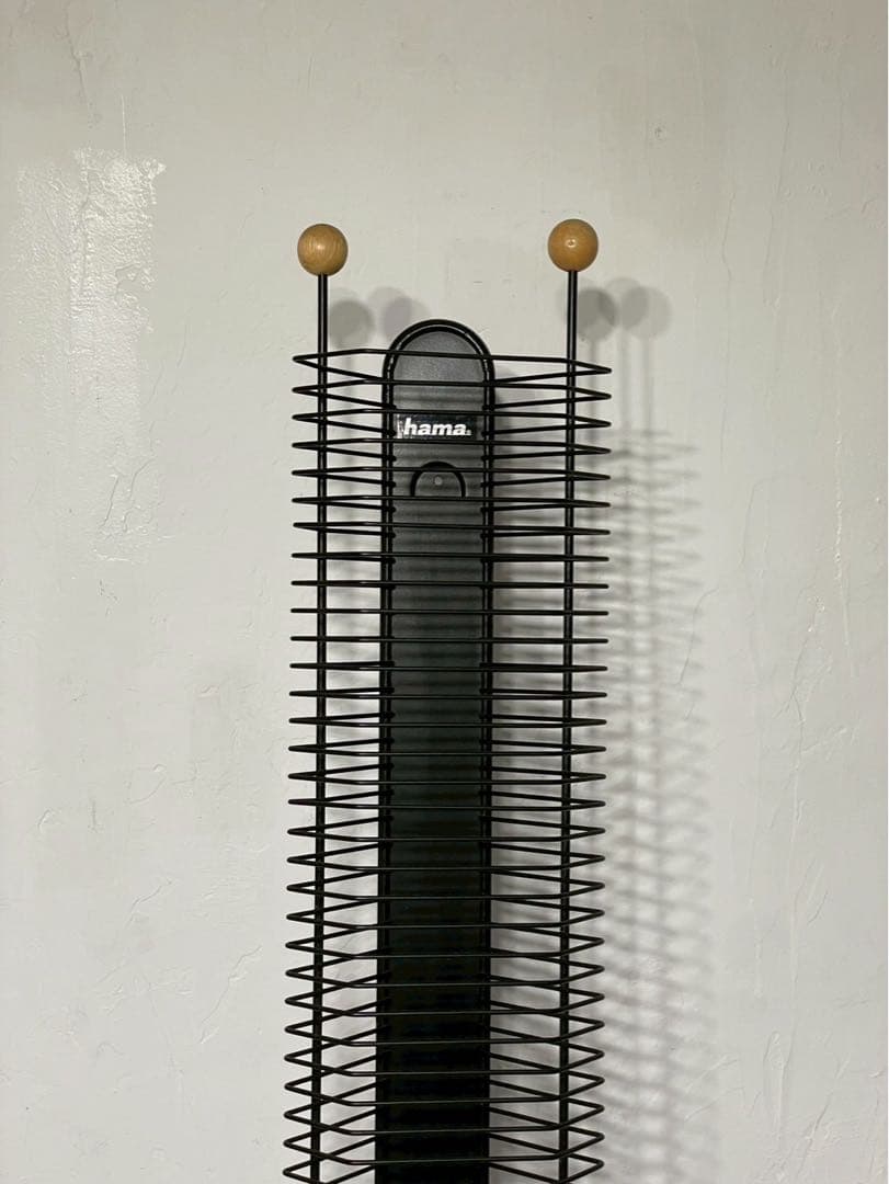 hama ハマ CDラック CDタワー アイアン 昭和レトロ 54枚収納 ドイツ