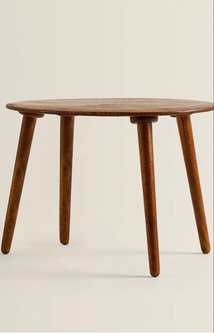 ZARA  ザラホーム　面取りウッド コーヒーテーブル　小