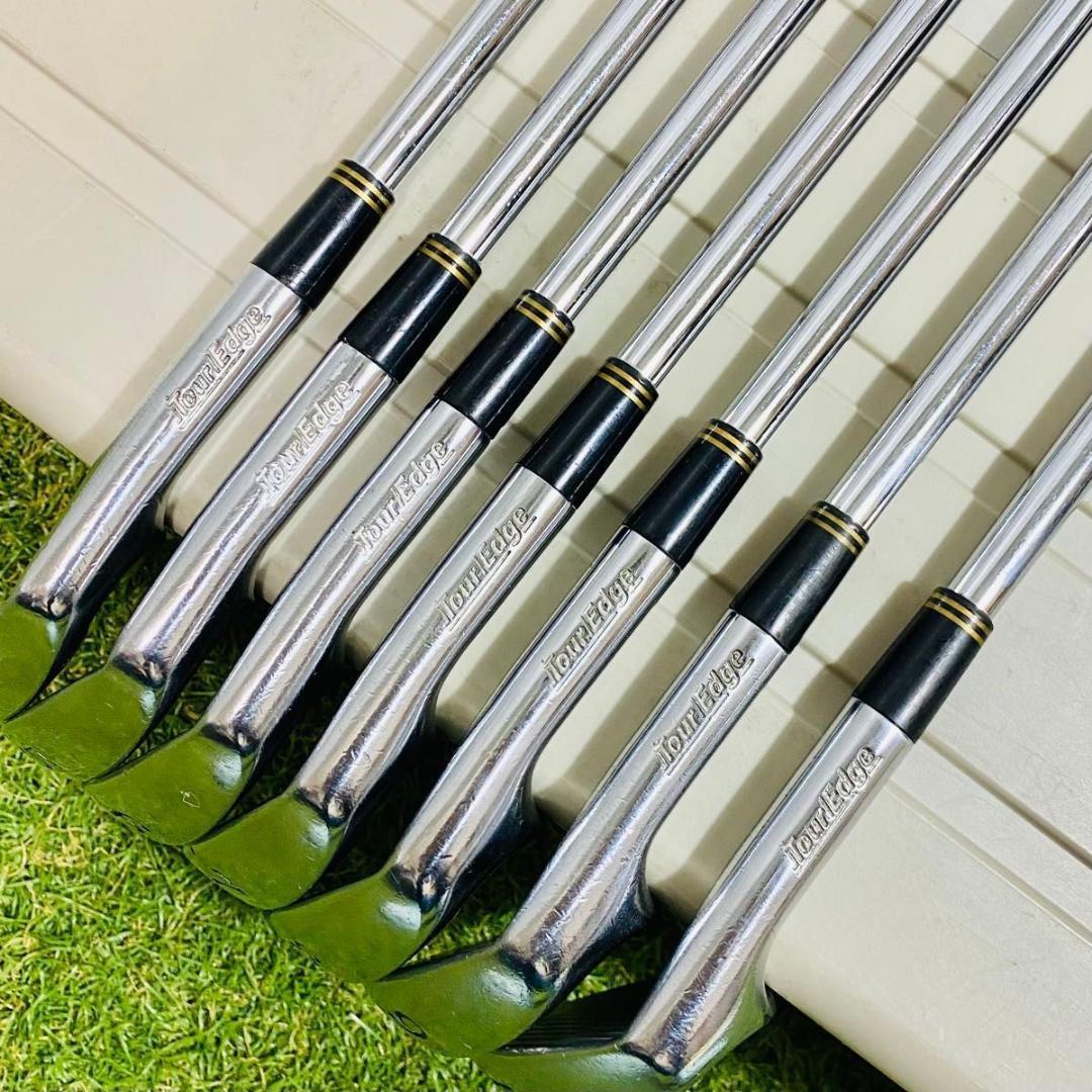 【良品】ツアーエッジ EXOTICS CNC FORGED メンズアイアンセット