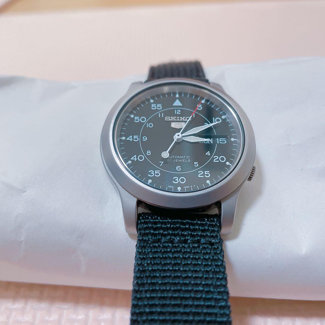 SEIKO 5 SNK809K2 自動巻 ミリタリー