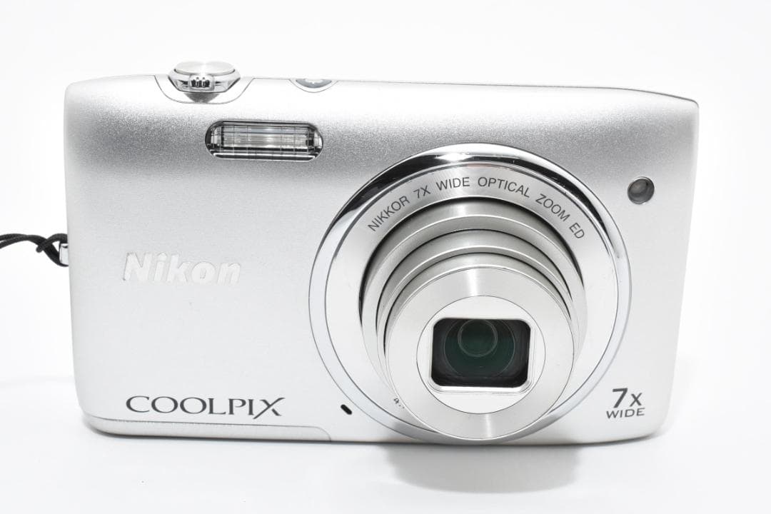 《 美品 》　ニコン　Nikon COOLPIX S3400 シルバー　動作OK