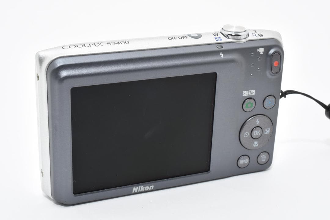《 美品 》　ニコン　Nikon COOLPIX S3400 シルバー　動作OK