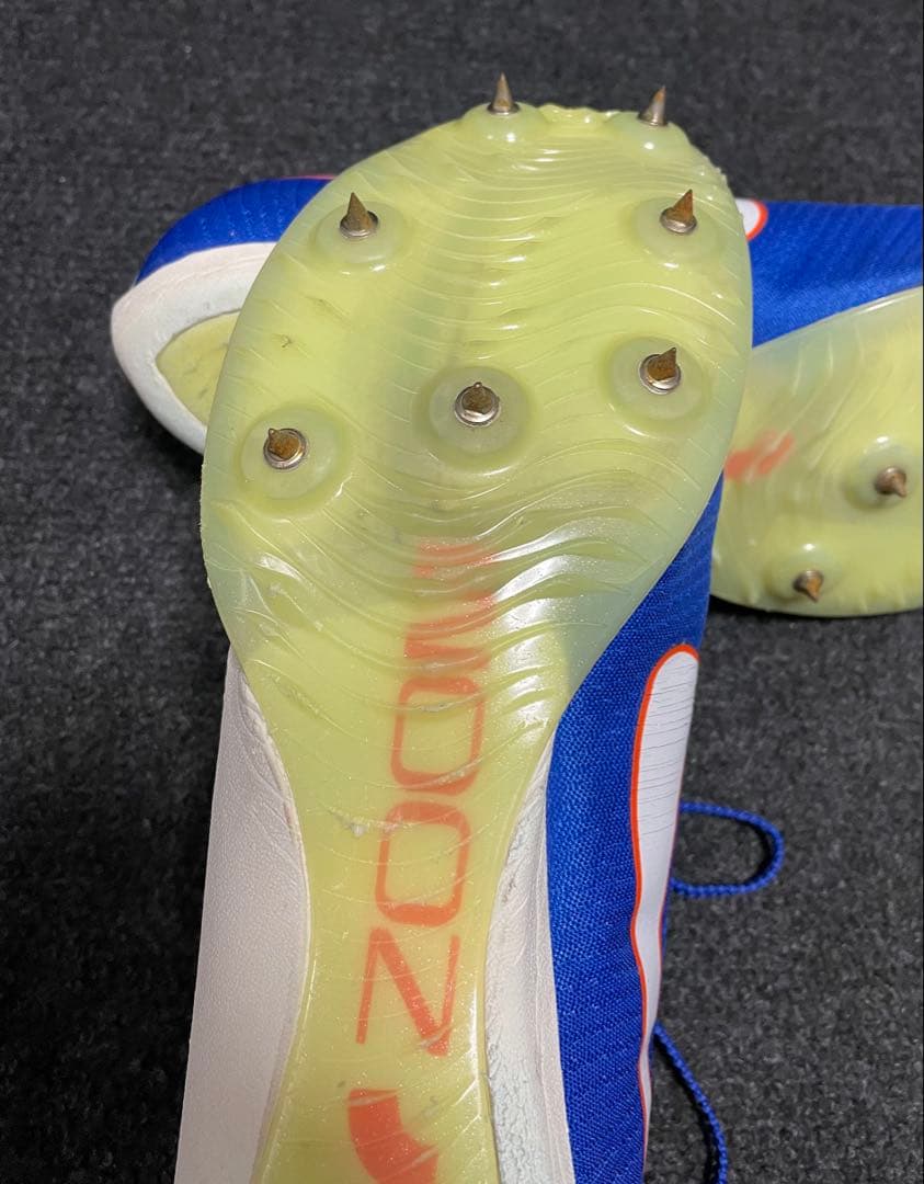 再*人様 Nike エアズーム マックスフライ1 青 パンク無し 美品【27.5