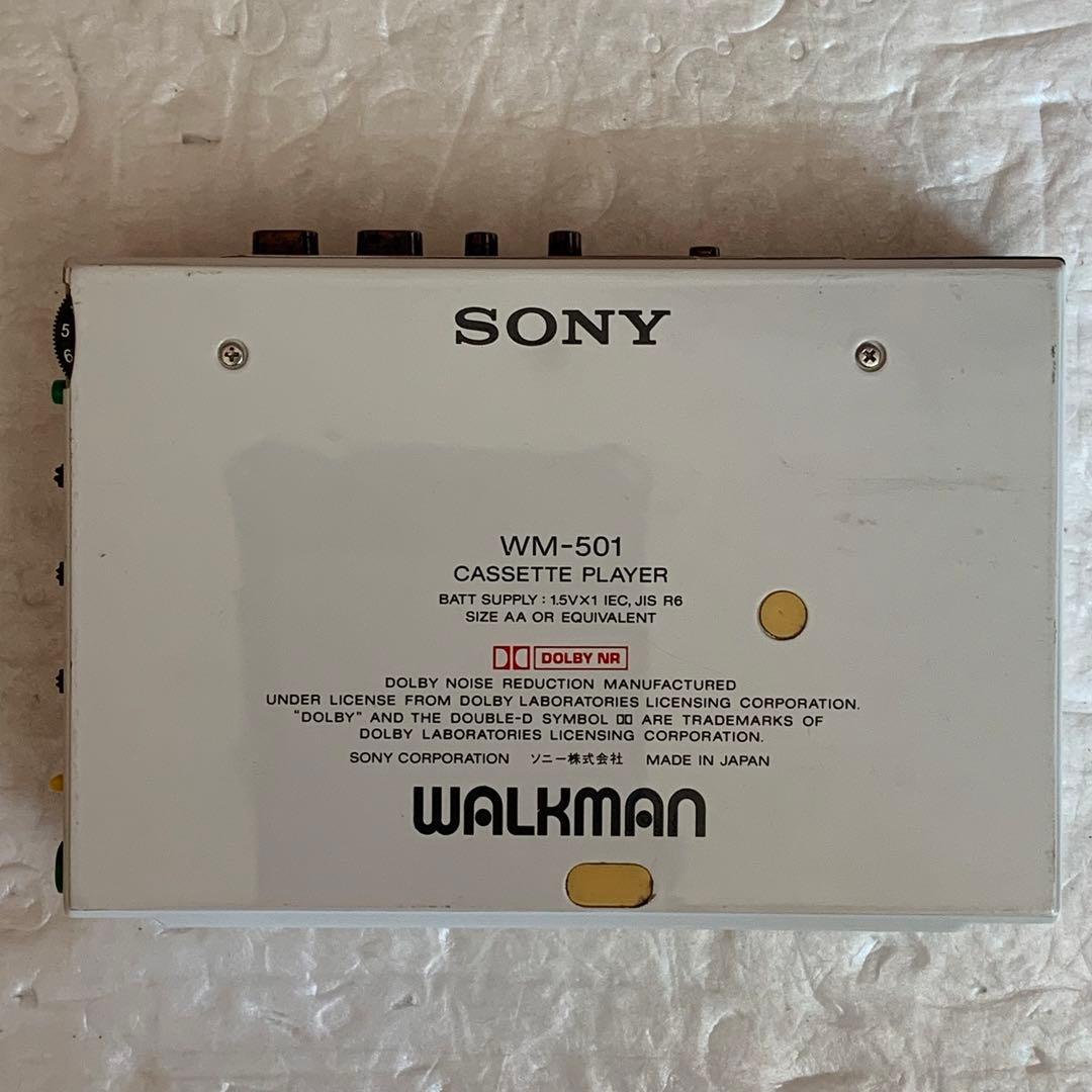 ジャンク ソニー SONY WM-501 カセット ウォークマン 壊れています