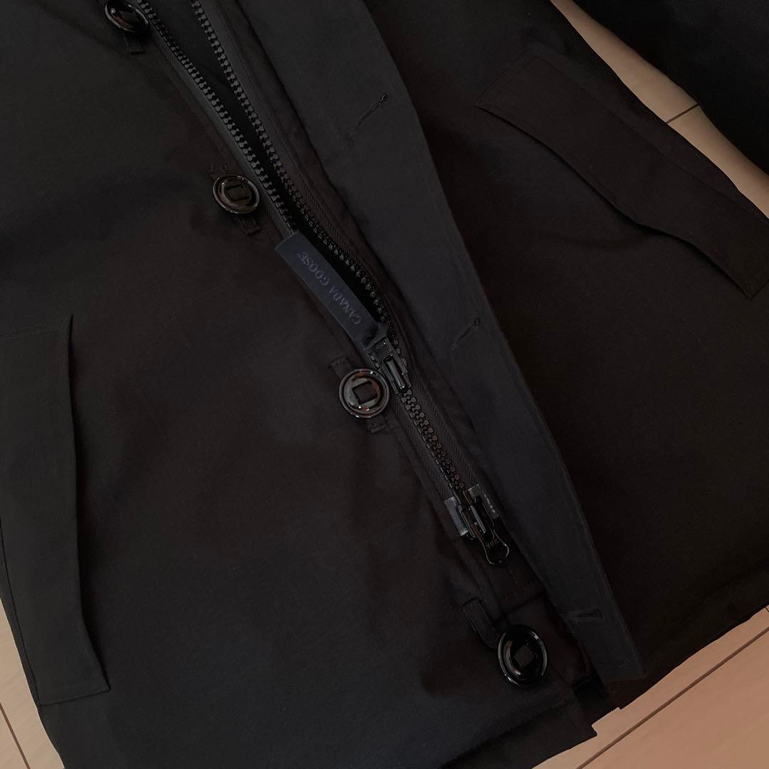 【美品】  カナダグース CRESTON ブラック S