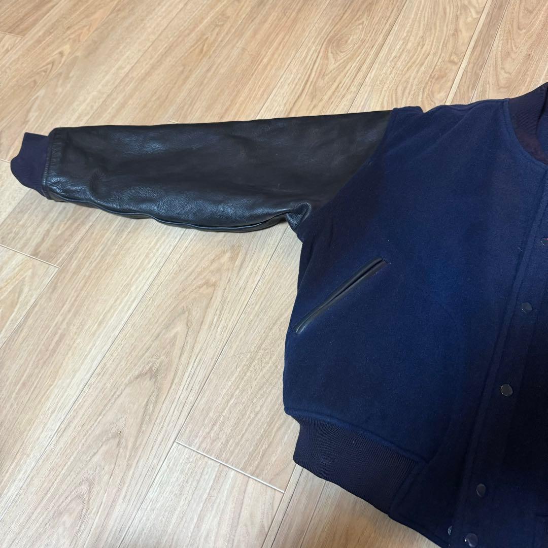 超希少 90s Polo By Ralph Lauren 袖レザースタジャン