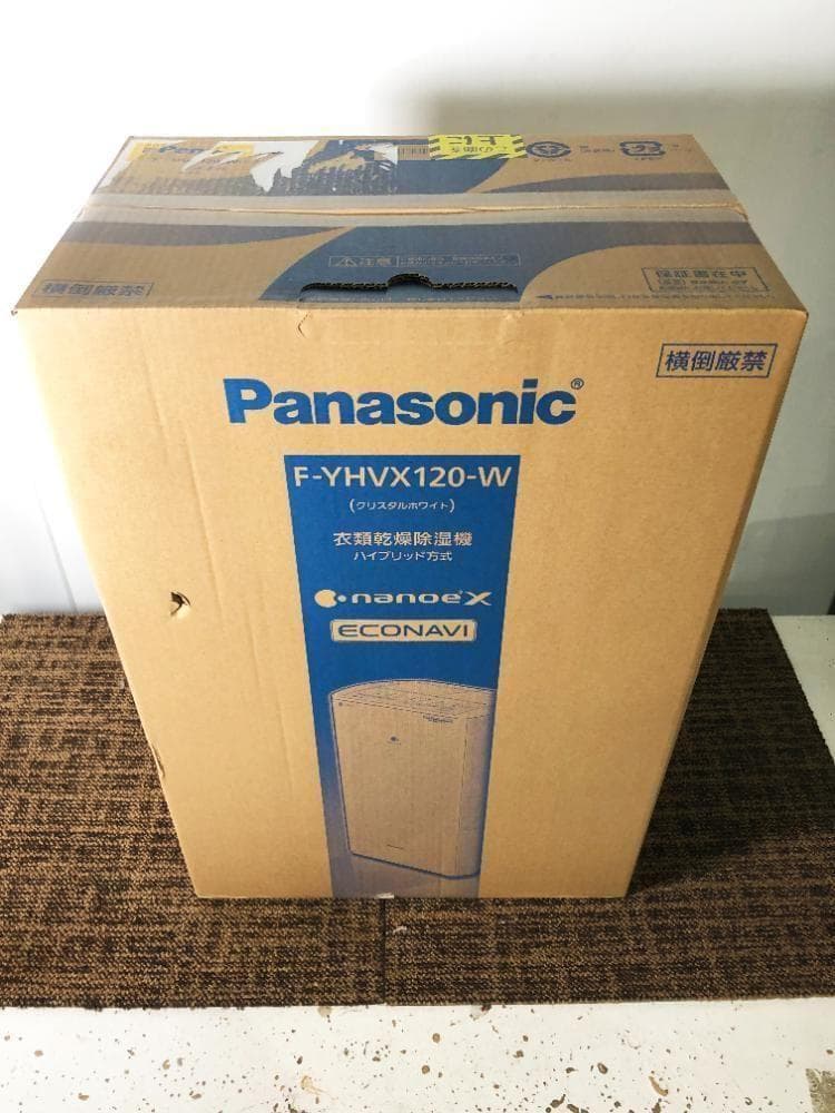 ★新品未開封★パナソニック 衣類乾燥除湿機【F-YHVX120-W】FYTH
