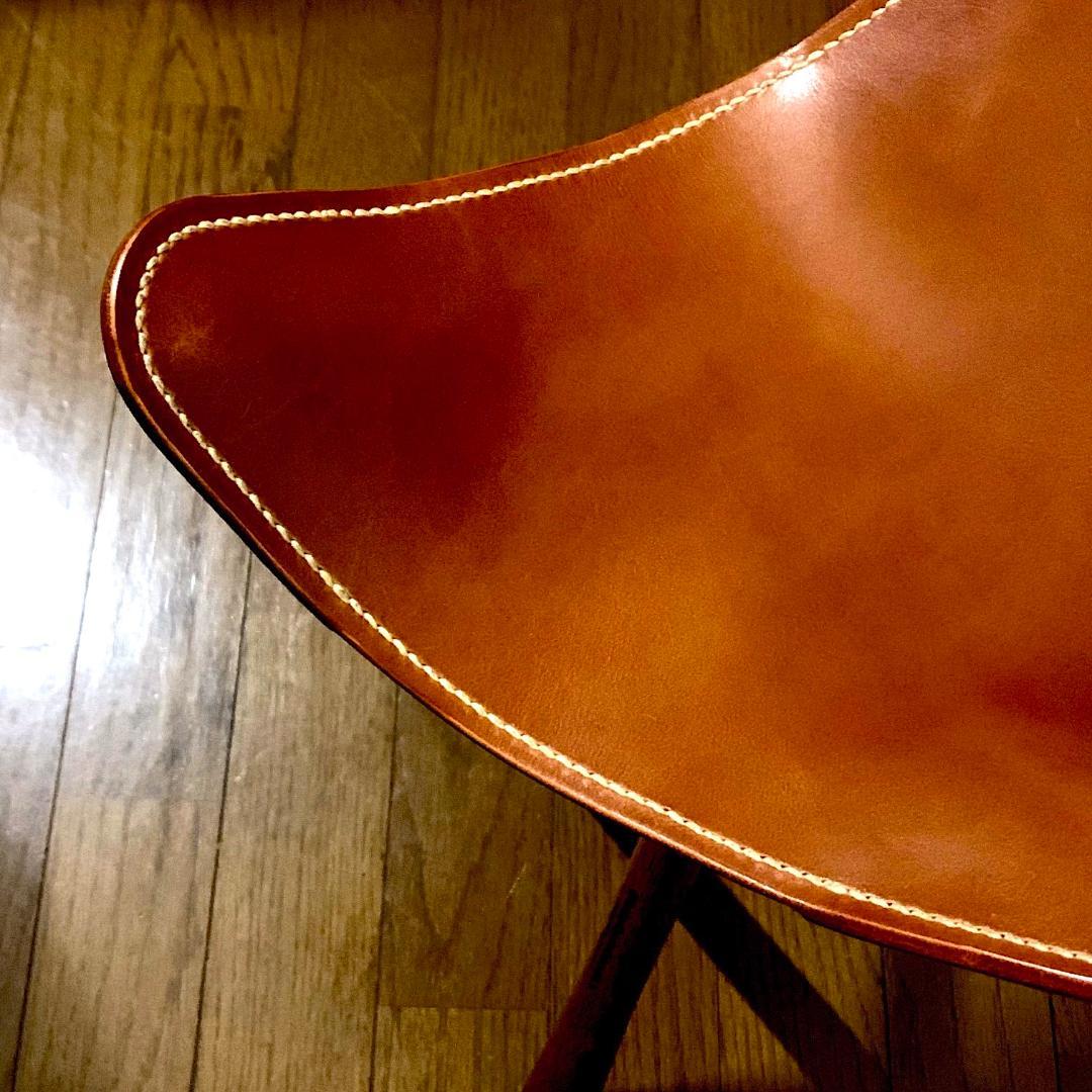 【焚き火チェア】エイジングヌメ basta_redskapet ブラウン