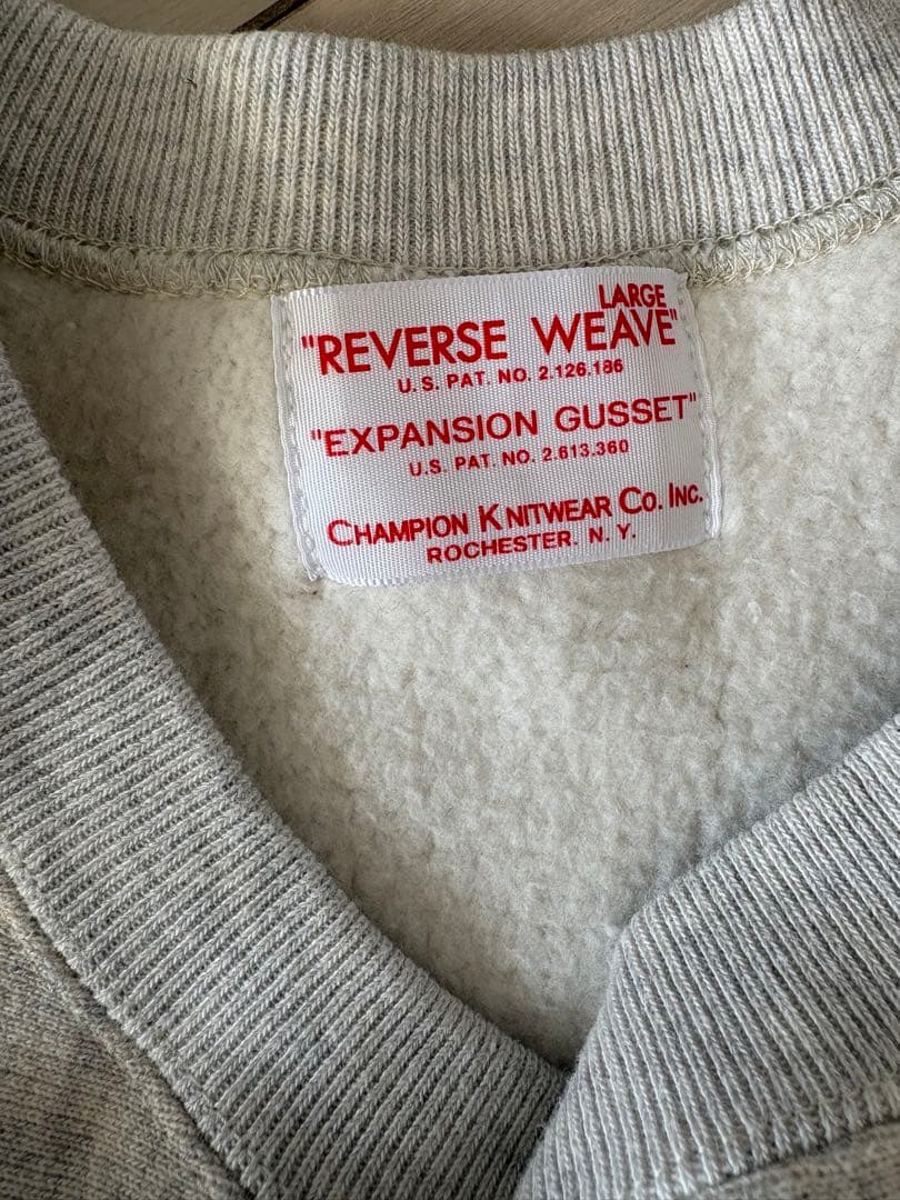 トップス CHAMPION RW 2ND PATENT CREW NECK