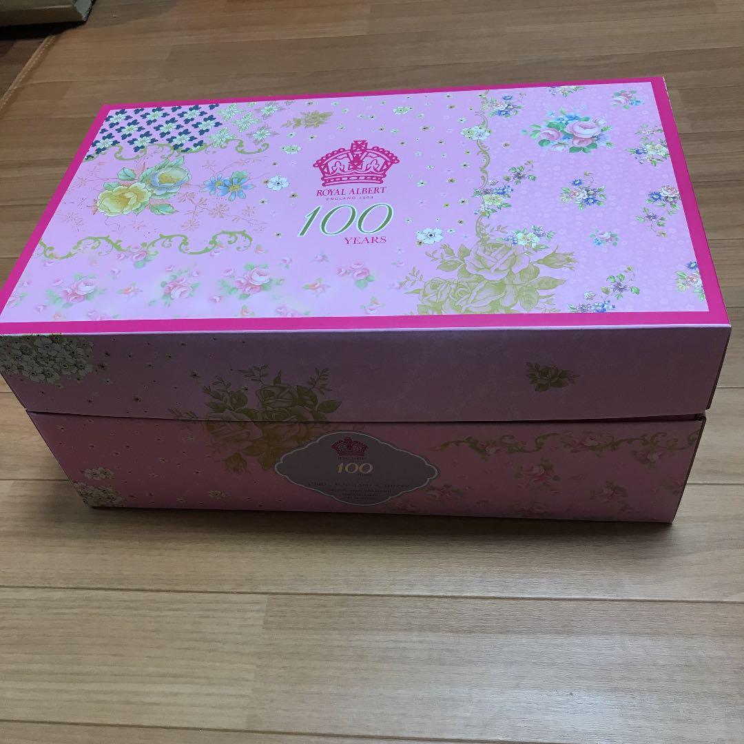 ロイヤルアルバート 100周年記念 イングリッシュチンツ 3ピースセット