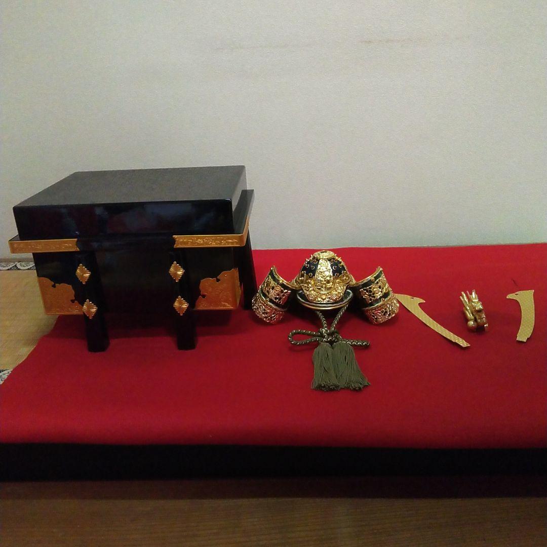 ❤再度、大幅値下げ!❤【美品】五月人形　兜飾り　平安武徳作『京鎧』兜収納飾り