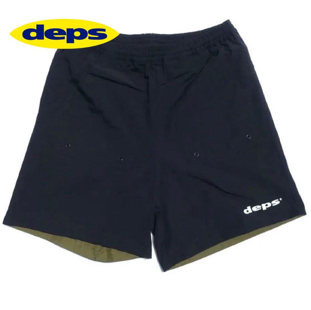 未開封！M！①ブラック&オリーブ！デプス リバーシブルショーツ 水陸両用パンツ