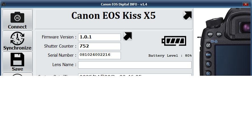 Canon EOS Kiss X5　B058