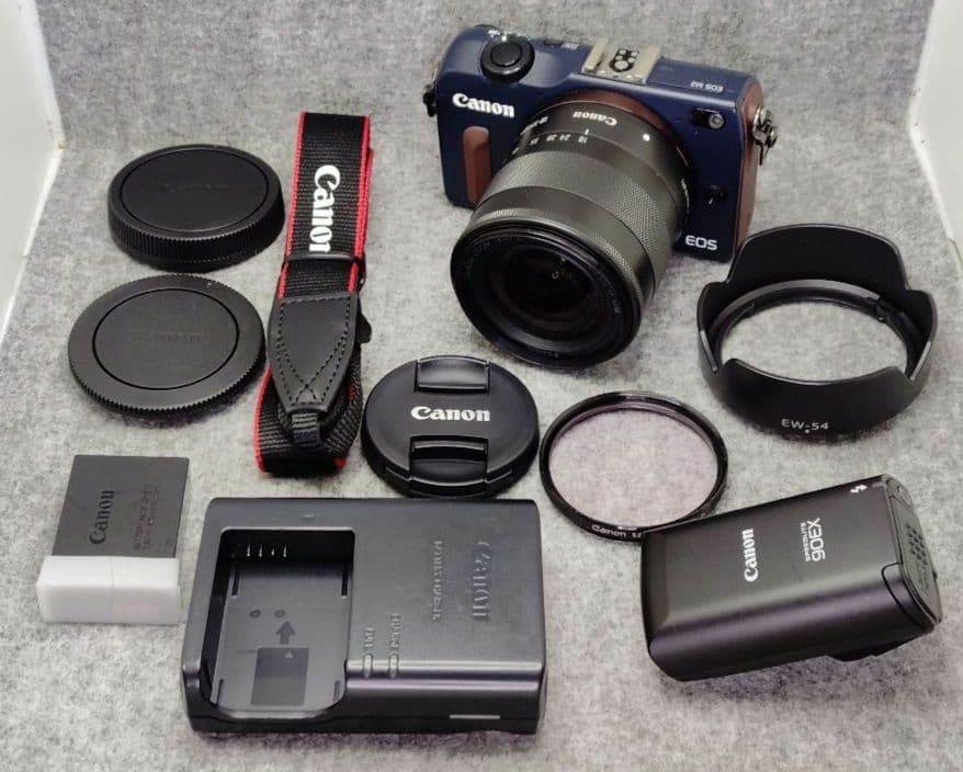 EOS M2 EF-M18-55レンズキット ベイブルー 希少