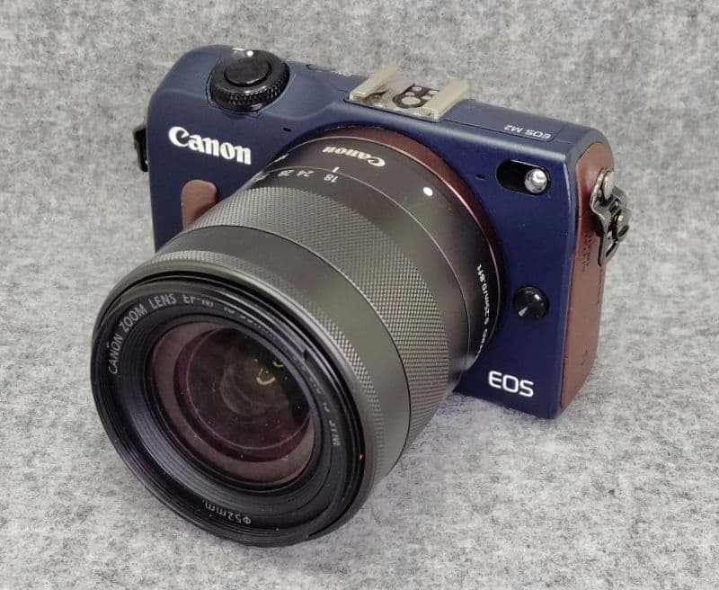 EOS M2 EF-M18-55レンズキット ベイブルー 希少