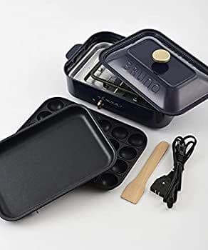 ブルーノBRUNOコンパクトホットプレートBOE021-NVネイビーブルー