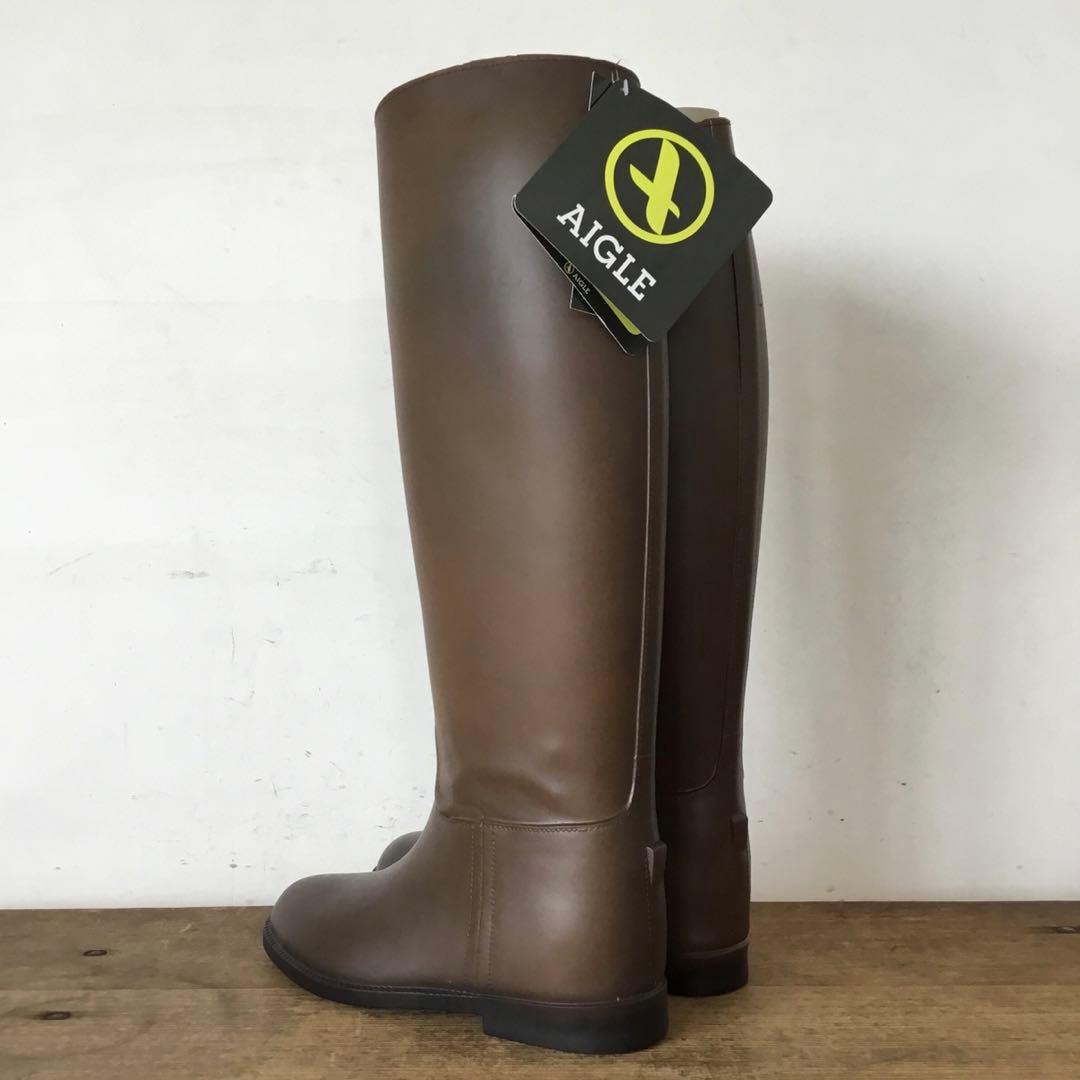 『訳あり』エーグル【新品】38（24.0）フランス製/デッドストック　ブラウン
