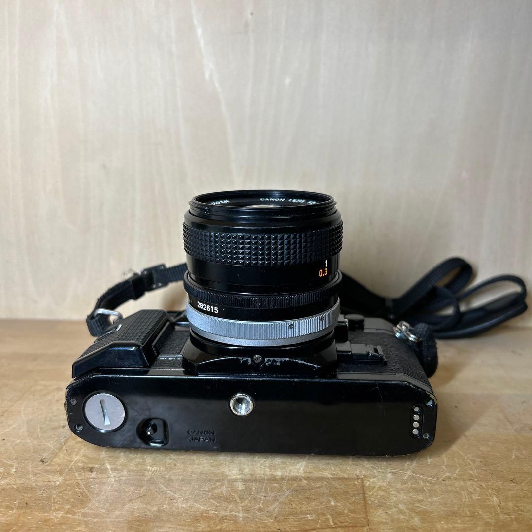 Canon A-1+FD 28mm f2.8 S.C 鳴きなし　完動美品