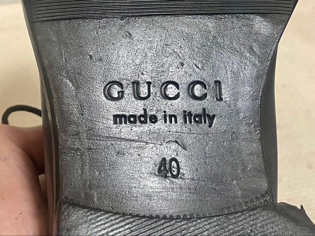 イタリア製GUCCIグッチウイングチップ ドレス　ビジネスシューズ 40