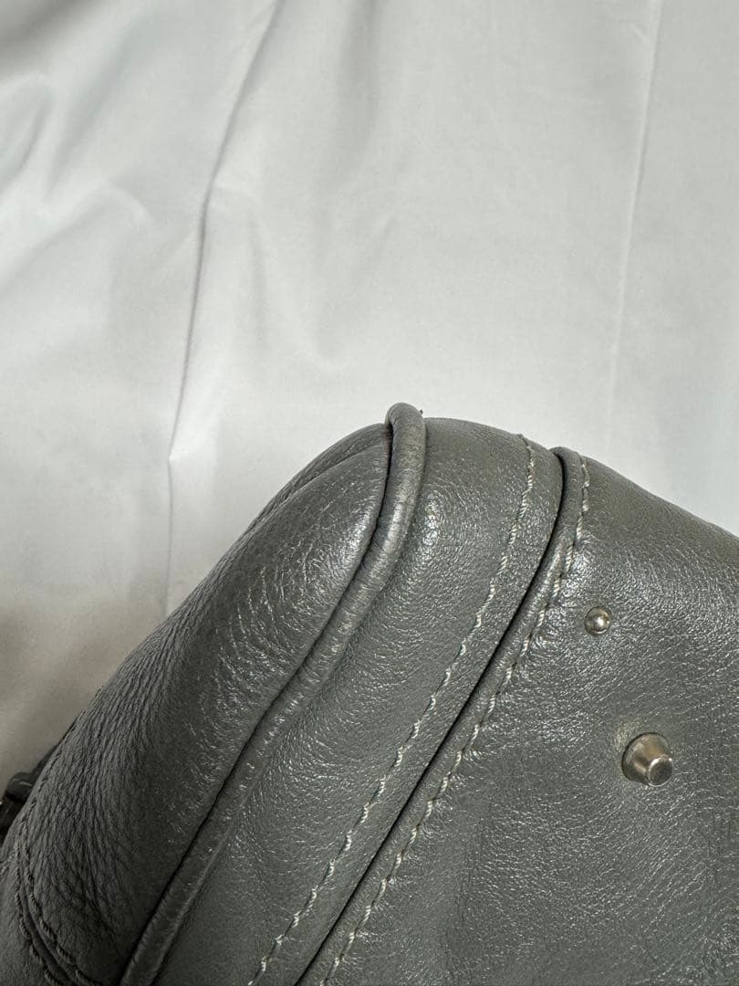 クロエ パディントン ハンドバッグ グレー シルバー金具 フィービー ファイロ