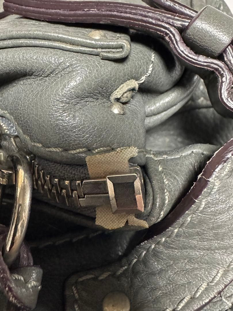 クロエ パディントン ハンドバッグ グレー シルバー金具 フィービー ファイロ