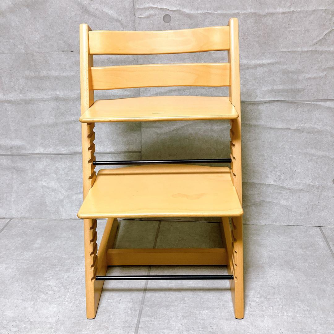 【極美品】STOKKE トリップトラップ シリアル6 ナチュラル チェア 子ども