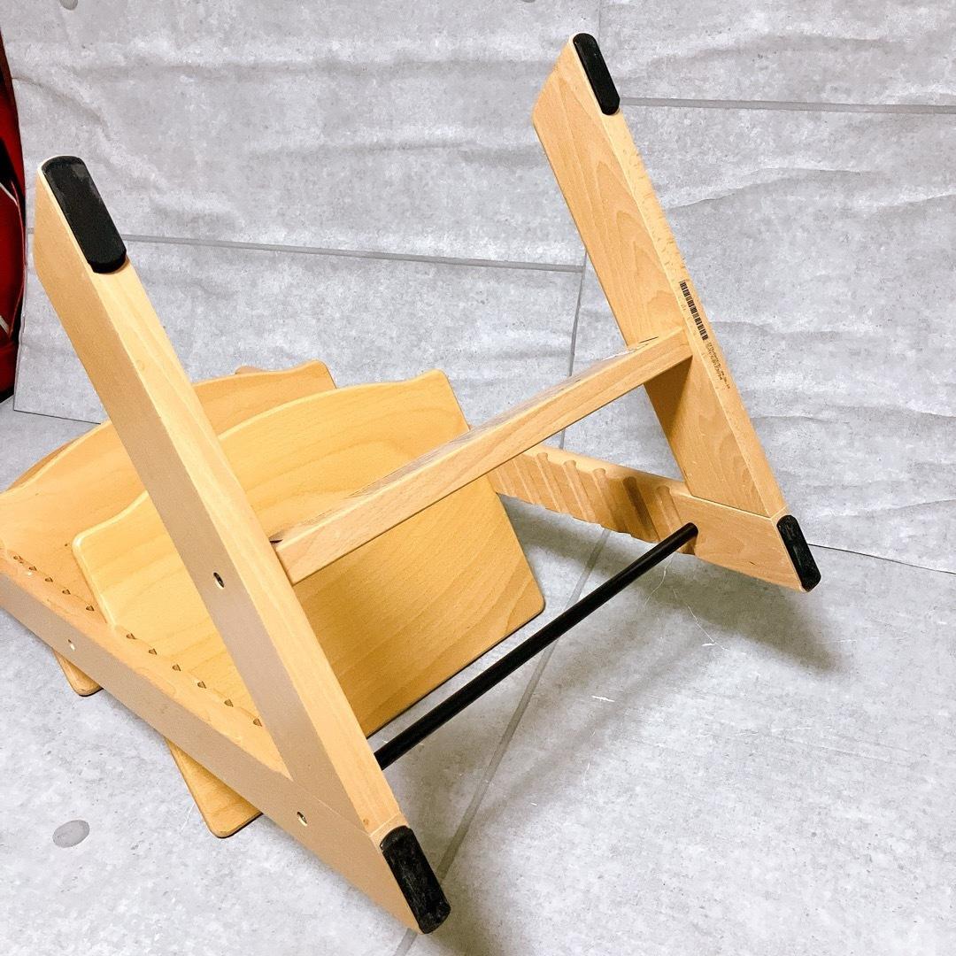 【極美品】STOKKE トリップトラップ シリアル6 ナチュラル チェア 子ども
