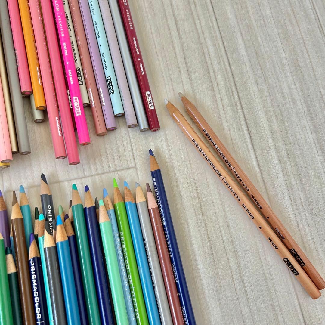 プリズマカラー プレミア 色鉛筆 156本＋カラーレスブレンダー2本 大量セット