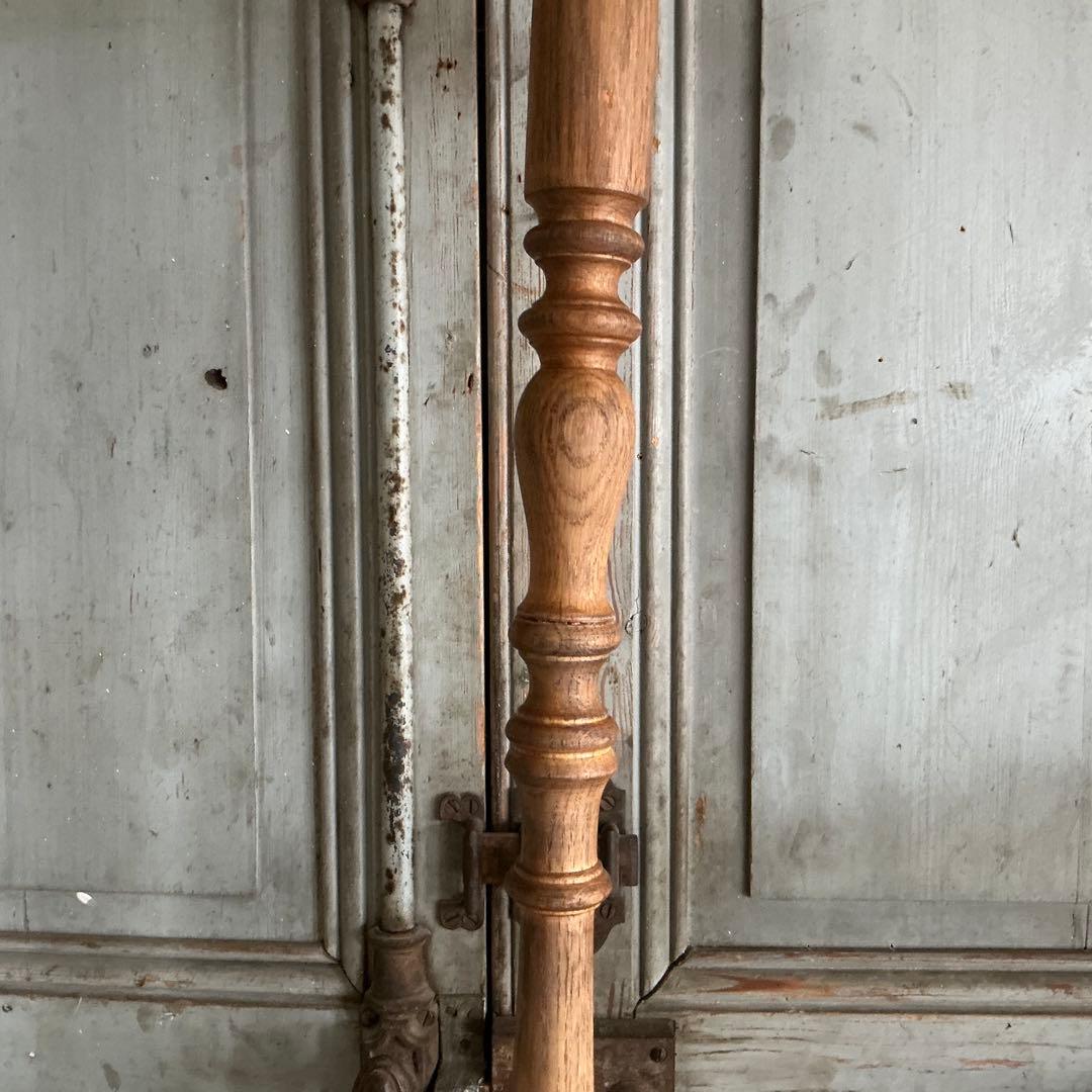 フランスアンティーク　卓上　ハンガー　ディスプレイスタンド　木製　トルソー　台座