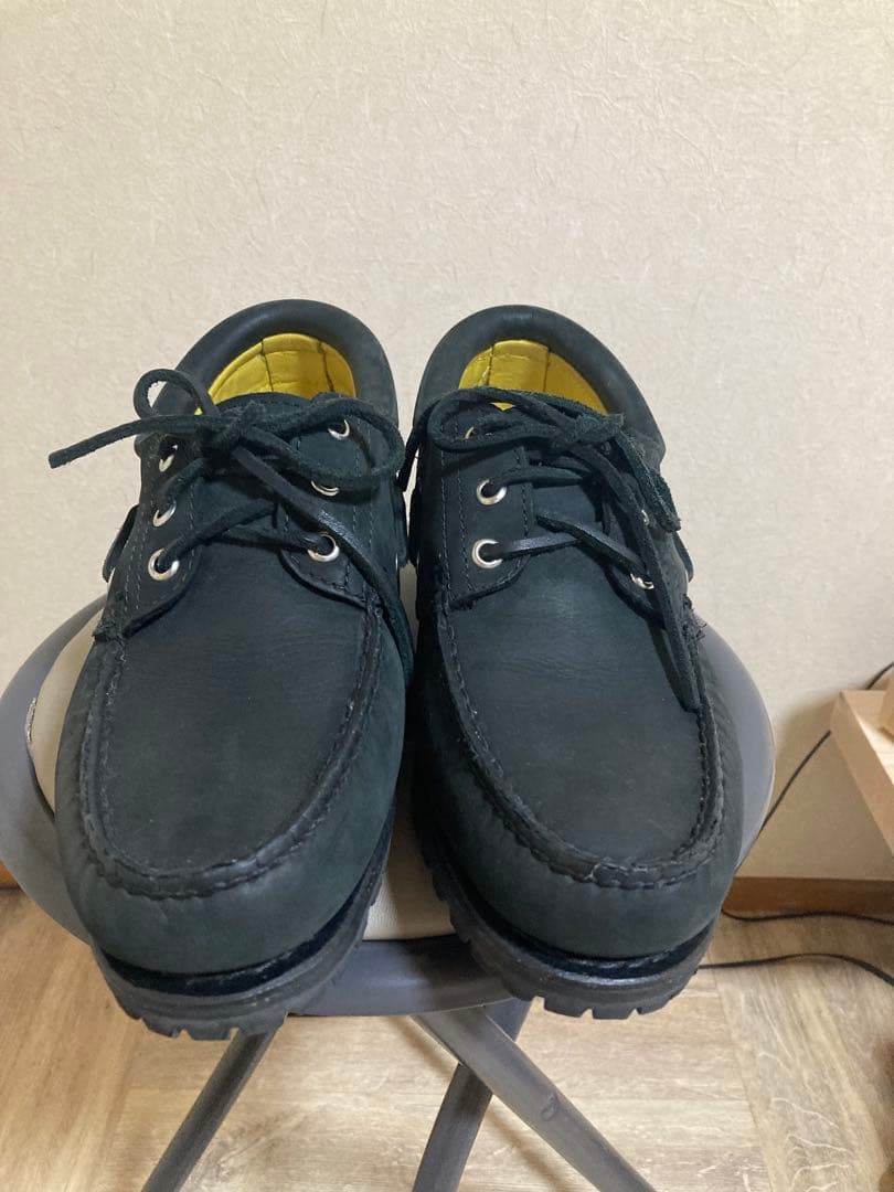 Timberland ティンバーランド デッキモカシンシューズ 黒US7.5
