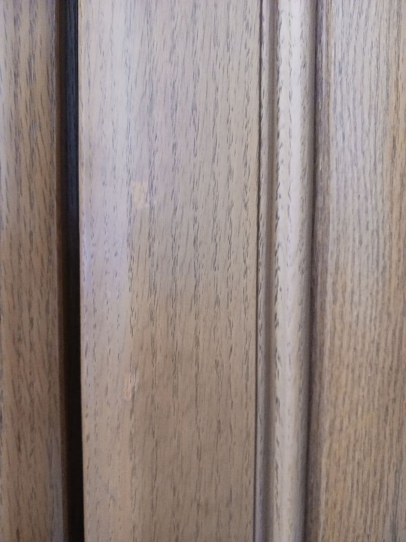 【美品】3ドア木製タンス ブラウン