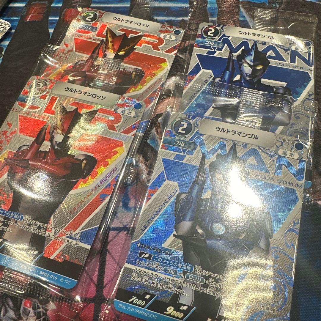 ウルトラマンカードゲーム　ロッソ ブル　TSUTAYA　チームマッチ 2セット