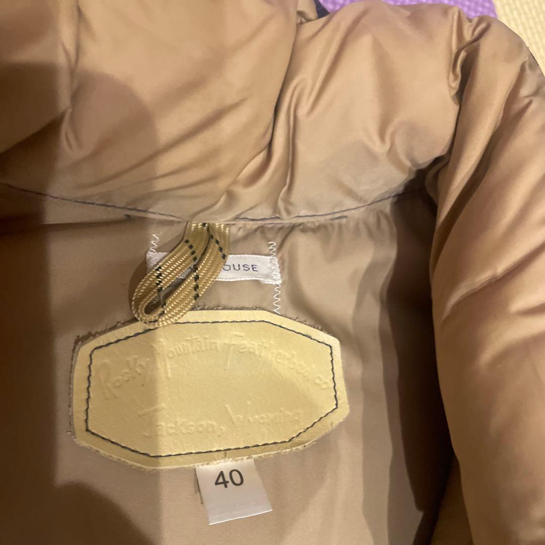 ロッキーマウンテン　ダウンベストデニム