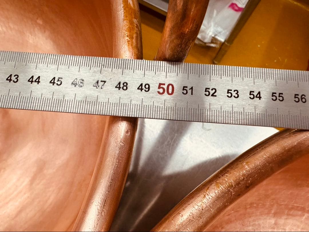 巨大銅鍋(直径約49㎝)