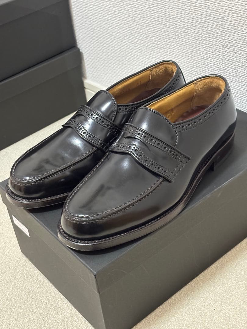 フラッドヘッド　GOOGIES コードバン　ローファー　6ハーフ　24.5 ⑦