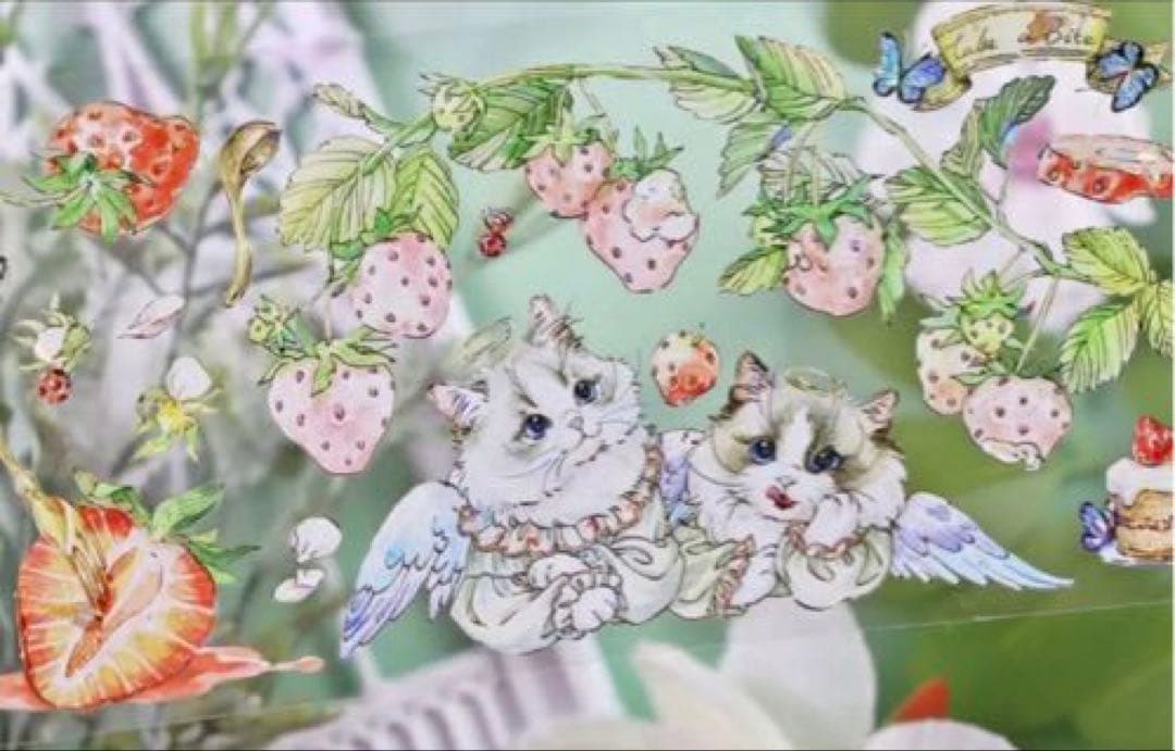 贝壳光 6.5cm×10m 布偶庄园 海外マスキングテープ　海外マステ　ネコ